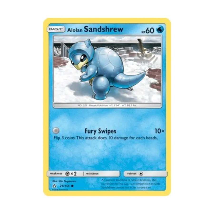 

CCG Алолан Сэндшрю (К) # 28, Pokemon - Sun & Moon - Ultra Prism - Singles