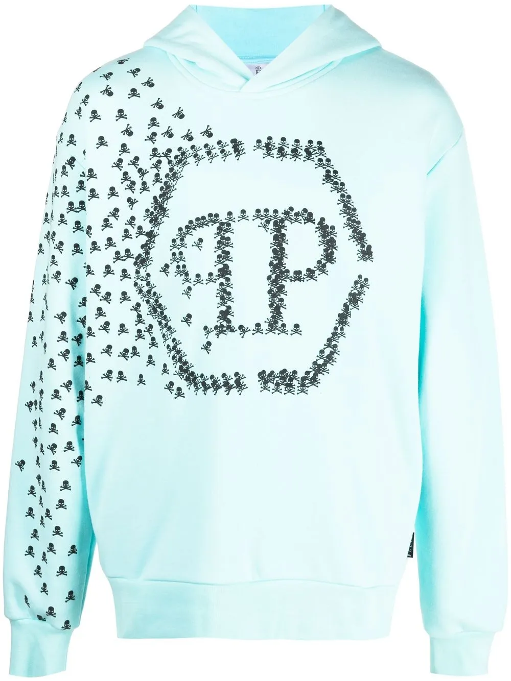 

Худи с логотипом Philipp Plein, синий