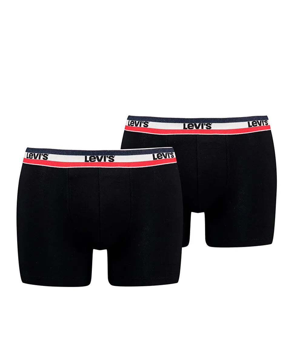 

Набор из 2 мужских боксеров Levi's, чёрный