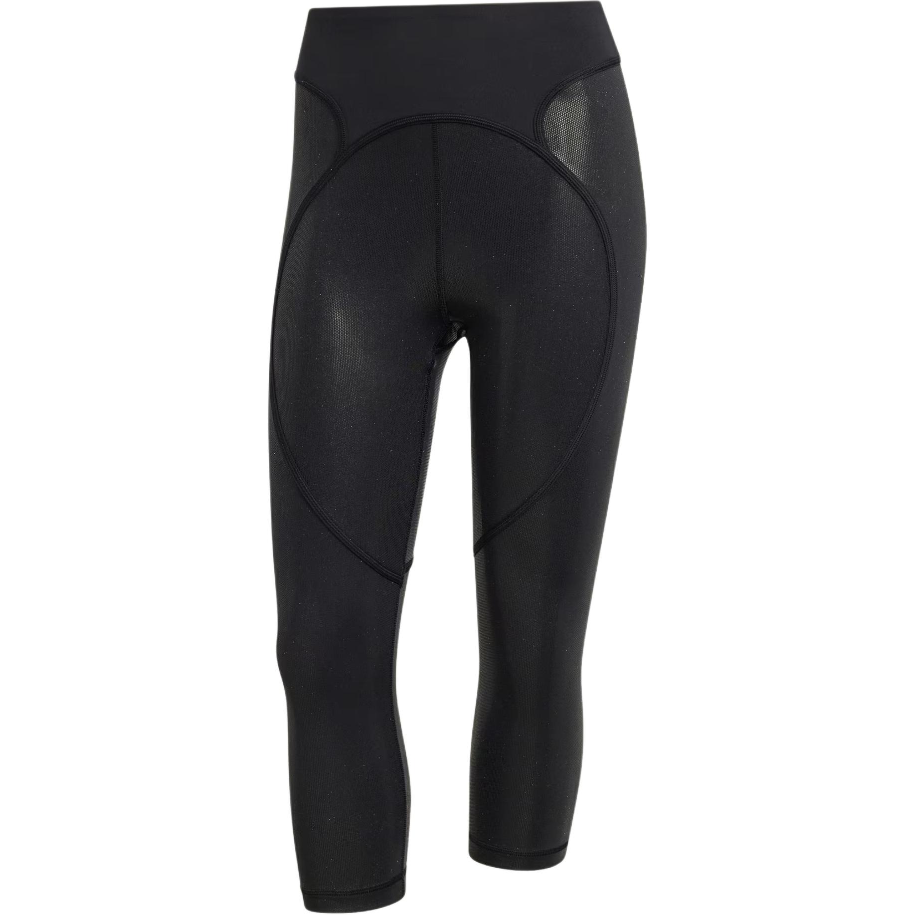 Леггинсы с панелями от Stella McCartney Adidas, черный