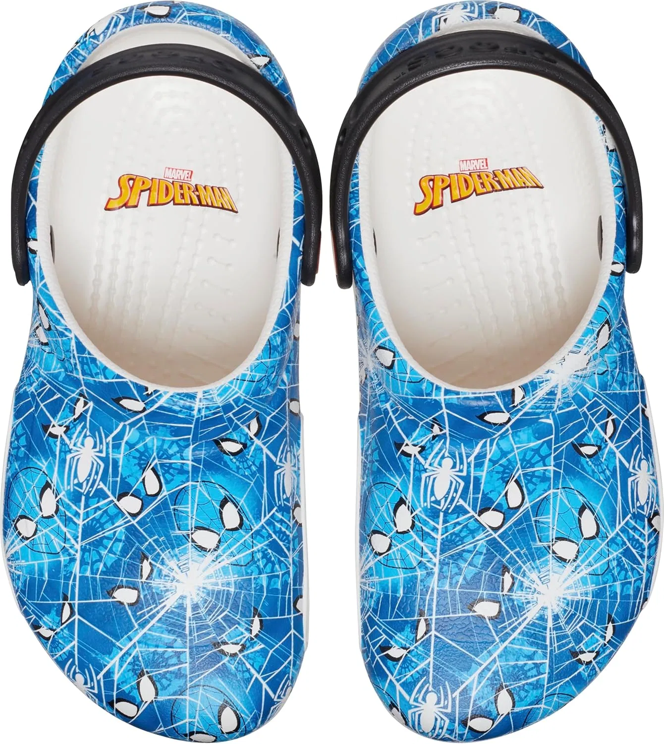 Сабо Crocs Bistro с графикой унисекс Holzschuh, Spider Man White — фото 4