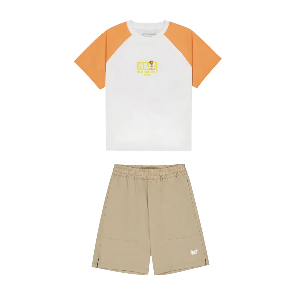 Детский спортивный костюм Casual Sportswear SS26 2 Pack New Balance, ORG 2SG6S113