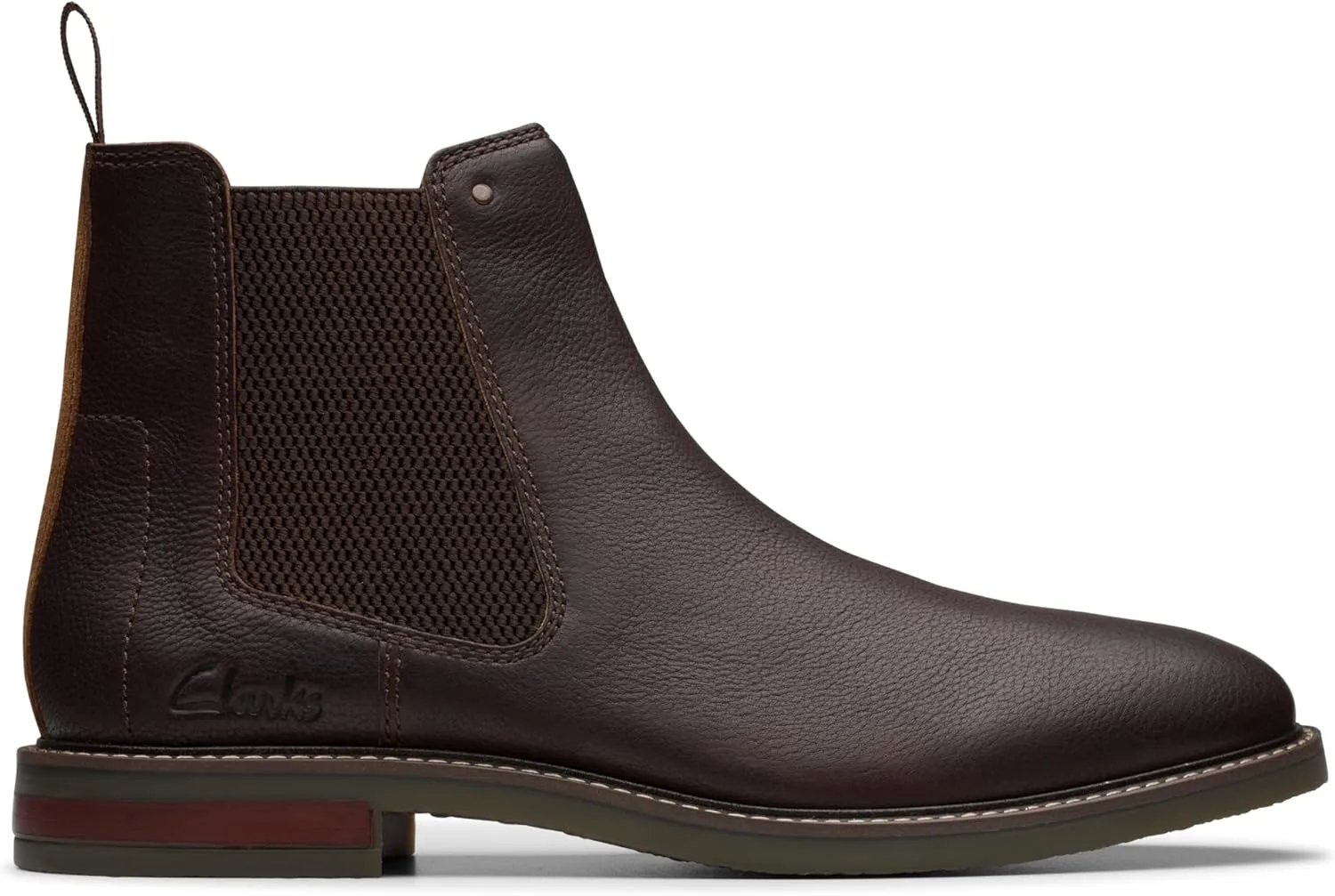 Мужские ботинки Clarks Jaxen EasyChelsea, коричневый — фото 2