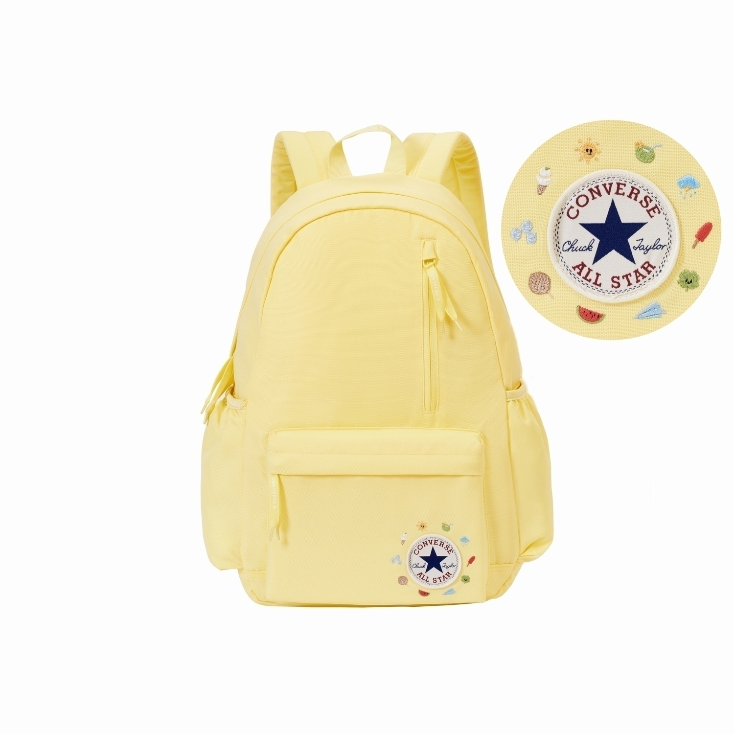 

Converse Полиэстеровый рюкзак унисекс яично-желтый, Goose Egg Yellow (Sweet Summer Breeze)