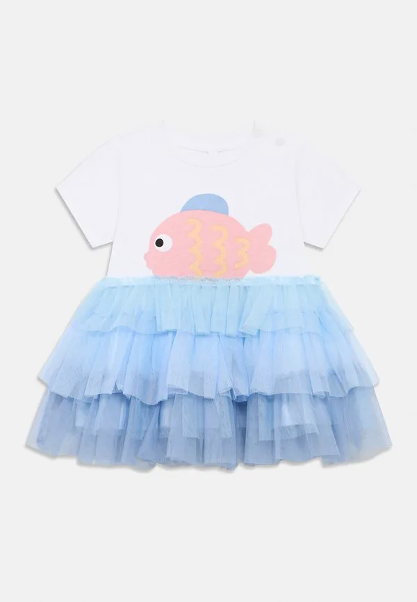 Детское платье, повседневное платье Stella Mccartney Kids, White
