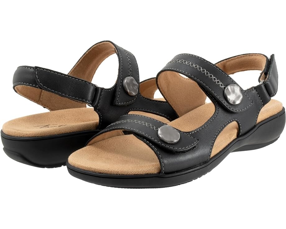 

Сандалии Trotters Romi Stitch, черный