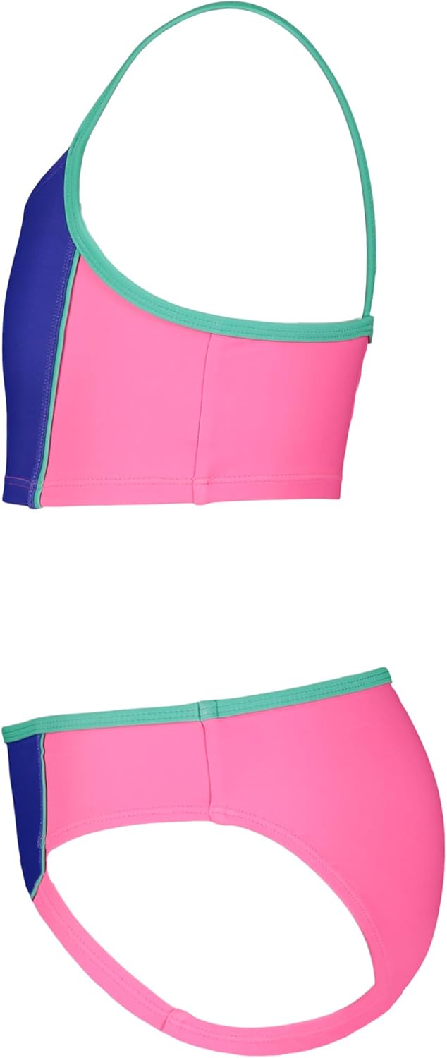 Under Armour Girls Girls' Two-Piece Bikini Set, Aero Pink - Piping — фото 3
