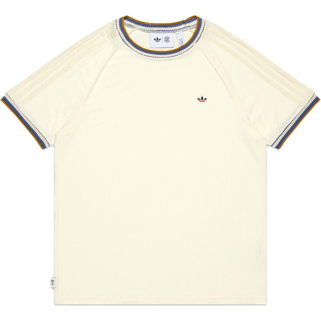 

Футболка Clot Rib Tee By Edison Chen унисекс Adidas Originals, белый