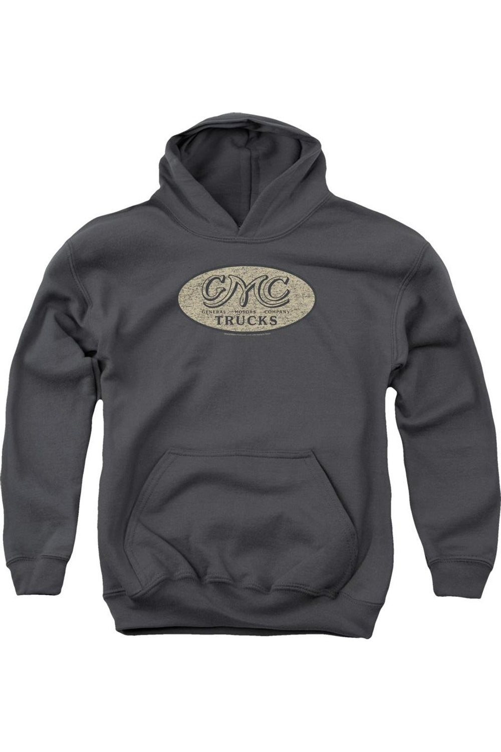 

GMC худи с овальным винтажным лого для детей Gildan, Charcoal