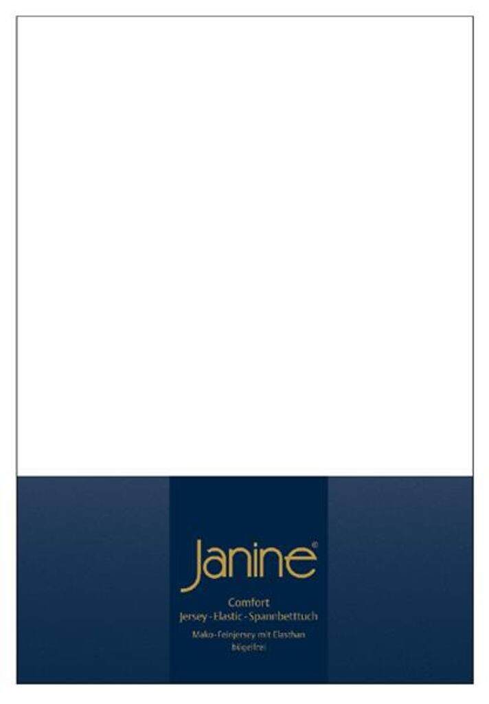 

Простыня Janine Design из эластичного трикотажа (для кроватей с пружинными матрасами) TOPPER 5001 цвет белый размер 150х200 см Original Janine