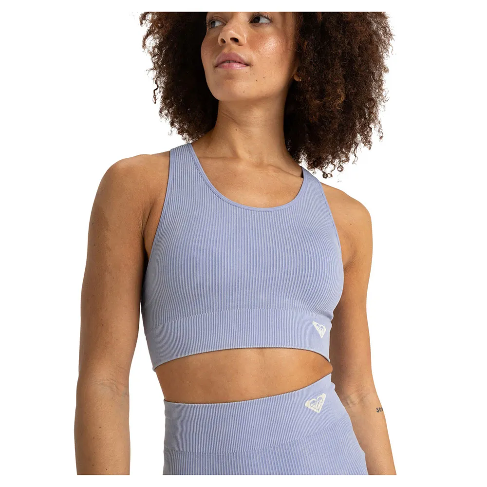 

Спортивный бюстгальтер Roxy Chillout Seamless Washed sports bra, фиолетовый