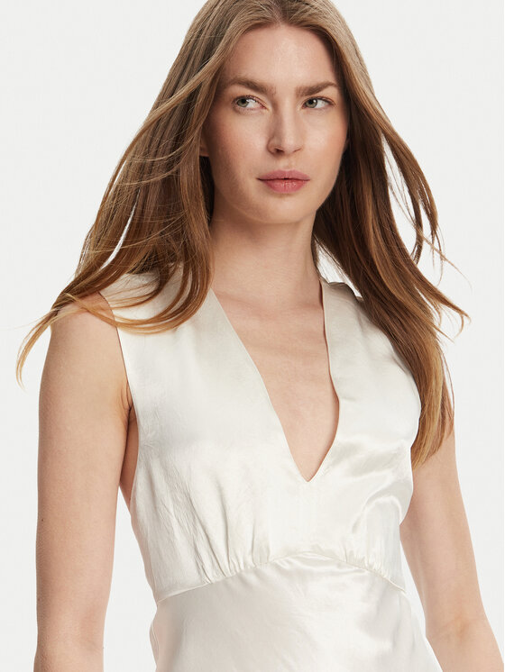 Коктейльное платье стандартный крой Glizia 2516221048 Max Mara, белый — фото 4