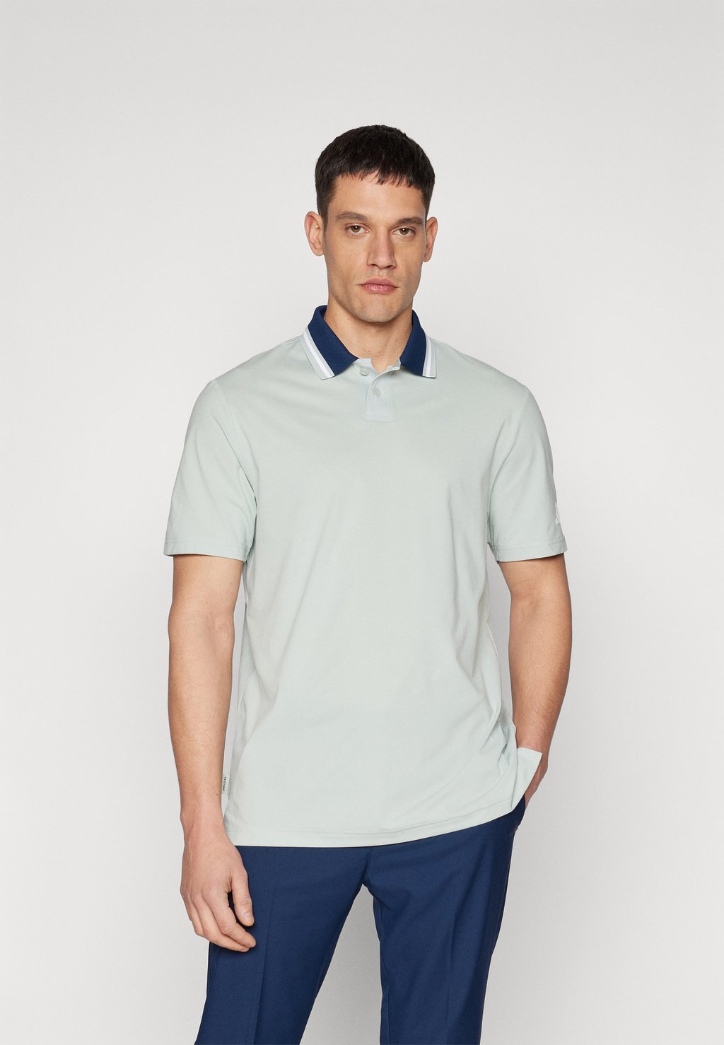 

Поло adidas Golf, серебристый