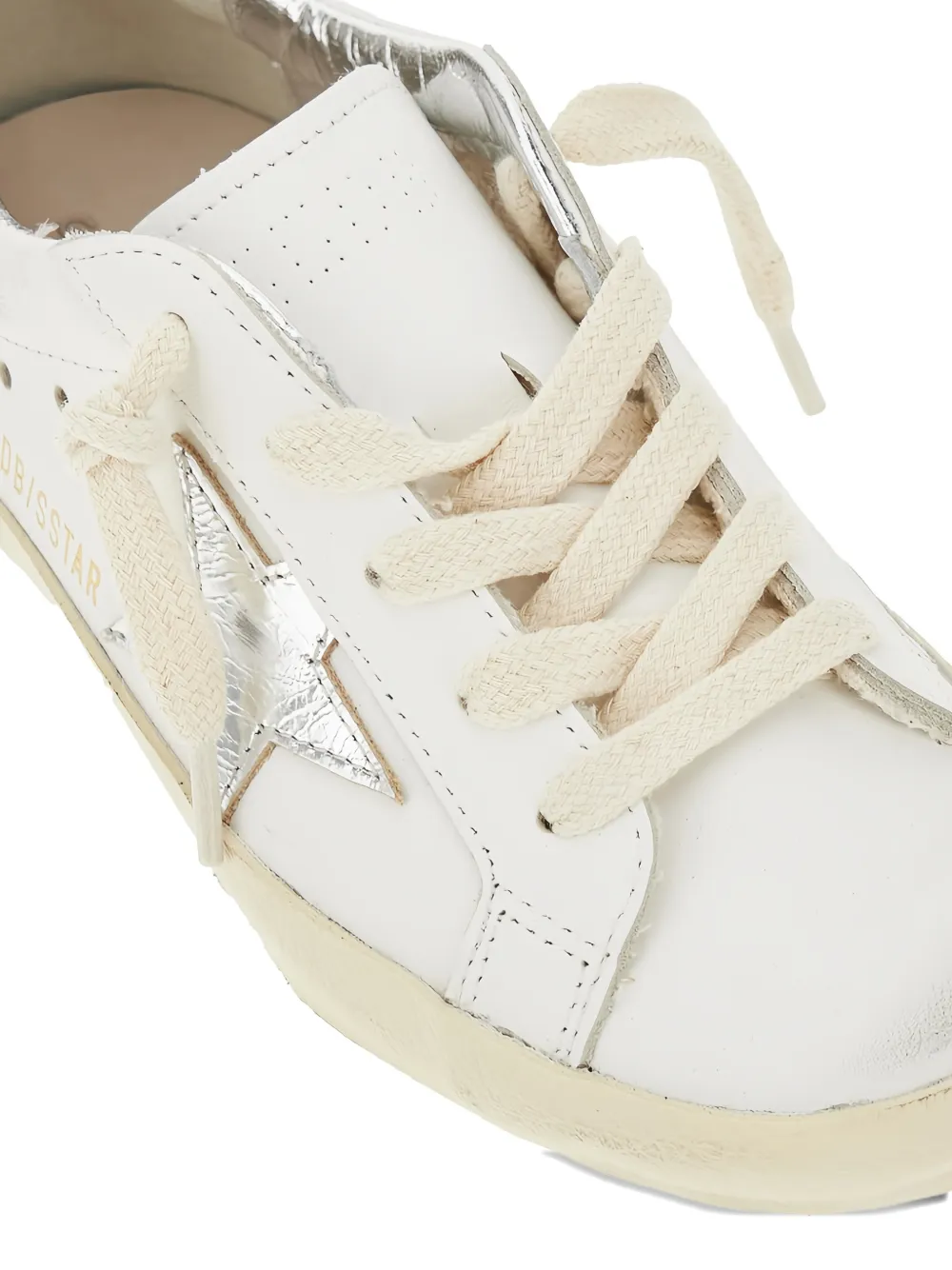 Кроссовки с нашивкой в виде звезды Golden Goose Kids, белый — фото 2
