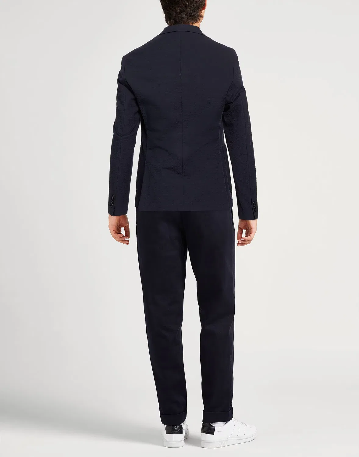 Блейзер однобортный BOSS Midnight blue — фото 3