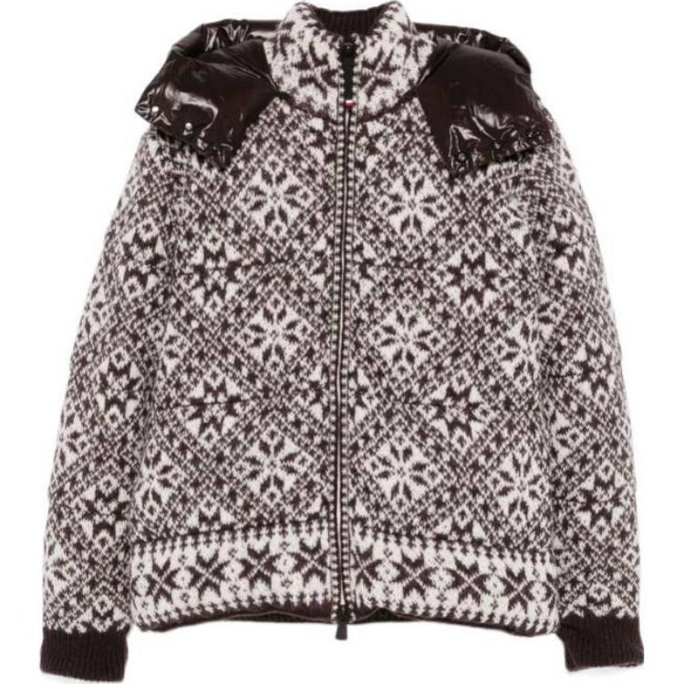 

Пуховик grenoble banff Moncler, коричневый