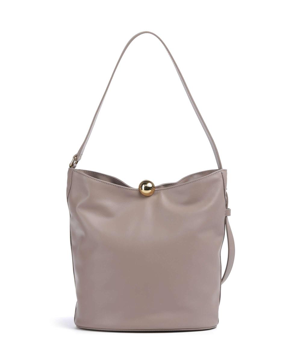 

Сумка-Мешок Sfera soft m из телячьей кожи с мелким зерном Furla, серый
