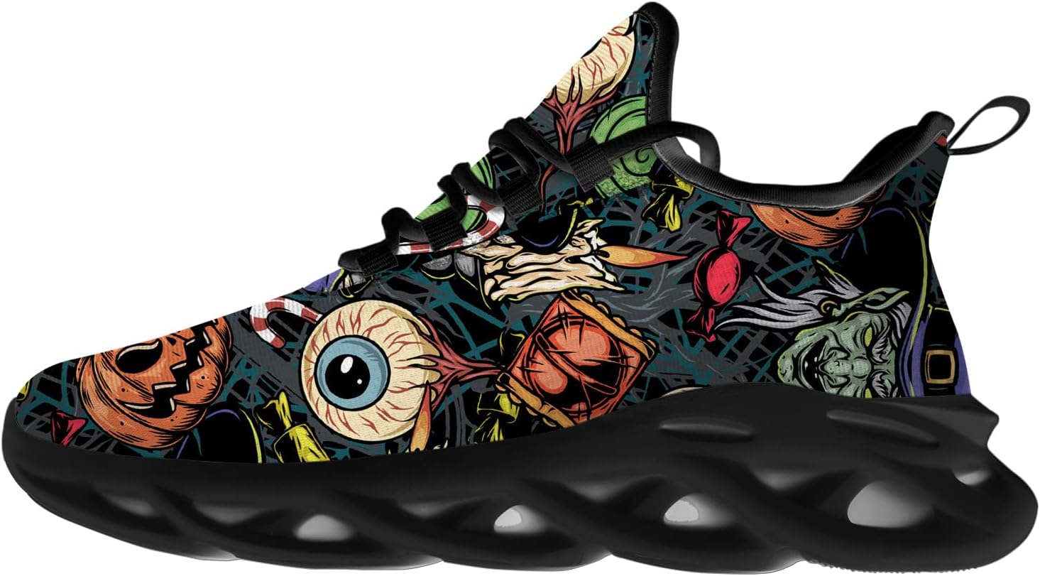 

Кроссовки Ciadoon Eyeball для мужчин и женщин, дорожные беговые кроссовки, спортивная обувь для ходьбы, теннисные кеды, дышащая обувь, подарок для мальчика и девочки, Multicolor