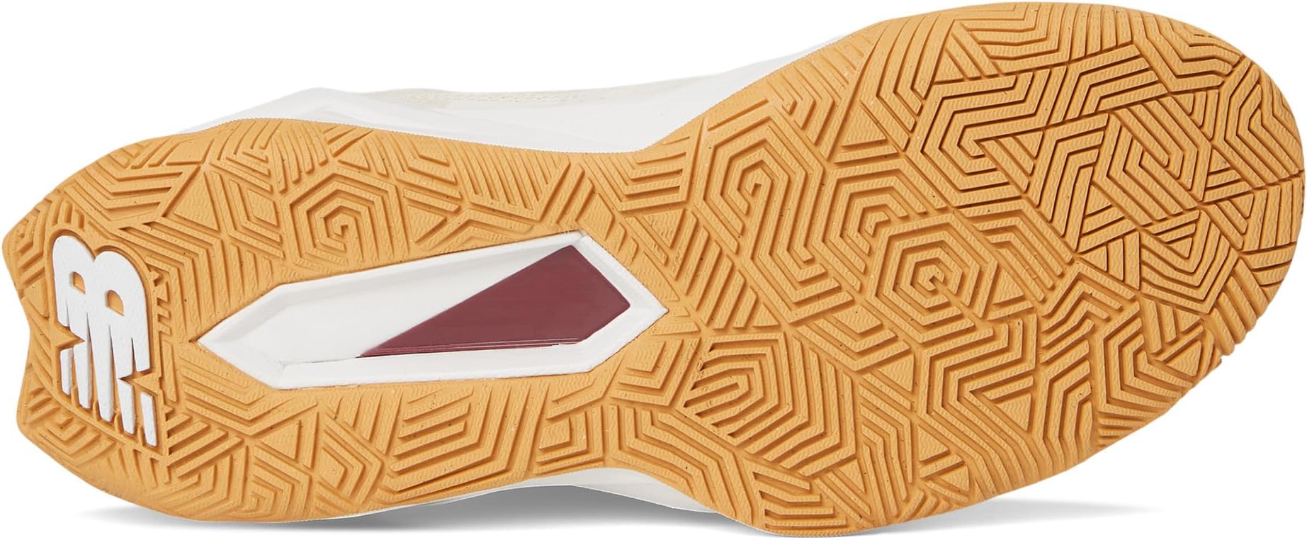 Кроссовки New Balance Coco Delray Tennis Shoes, цвет Bisque/Monarch Burgundy/Gum — фото 3