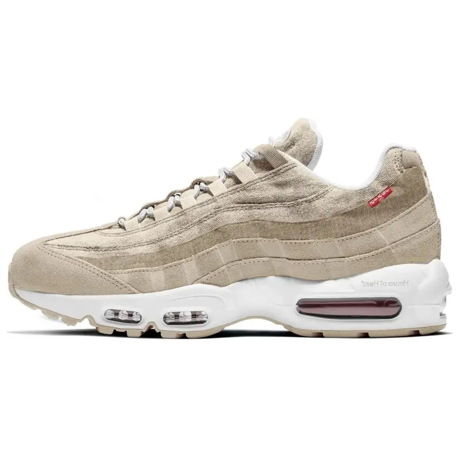 

Кроссовки Air Max 95 унисекс с низким верхом бежевый/белый Nike