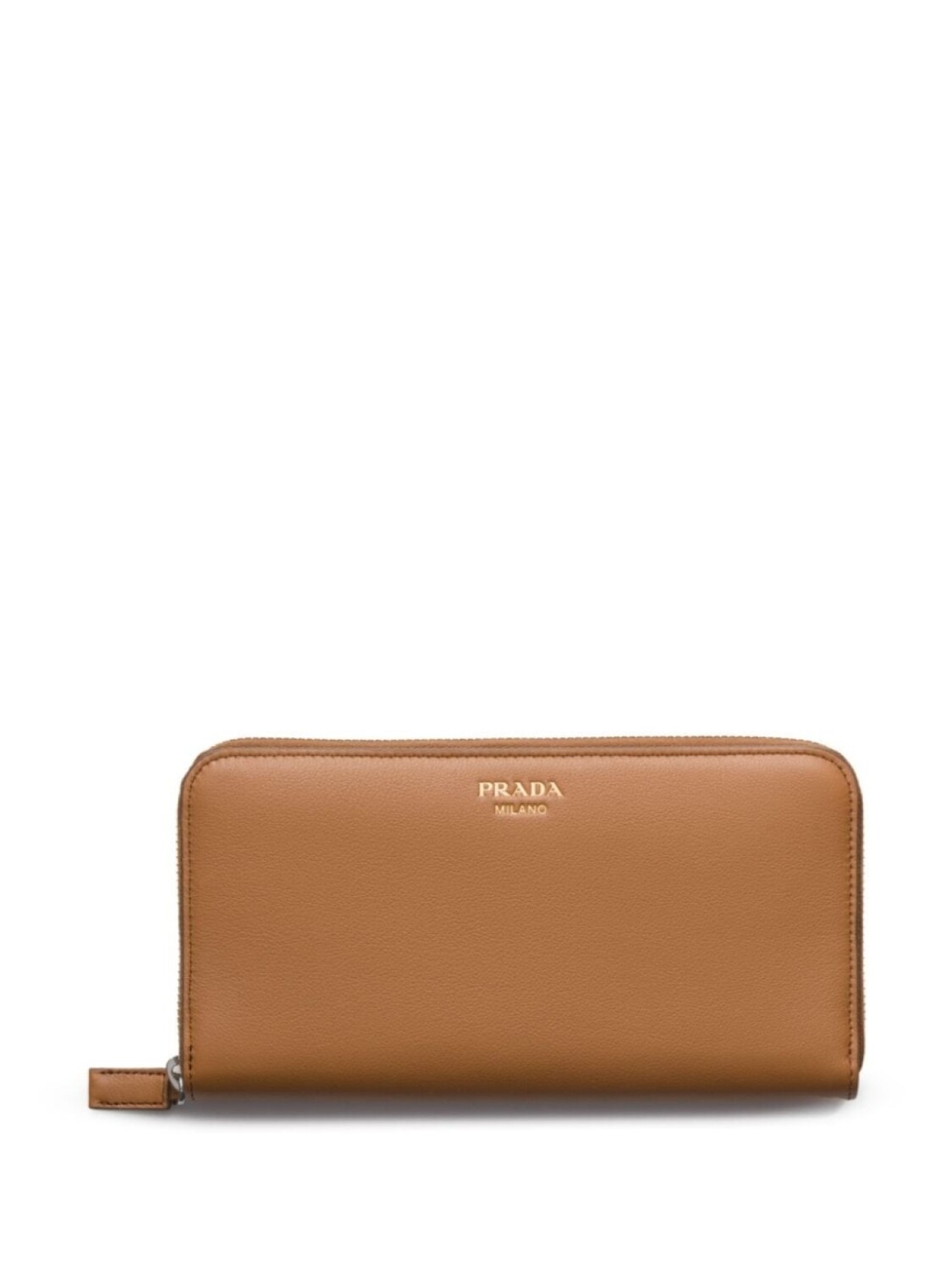 

Prada кожаный кошелек с тисненым логотипом, коричневый
