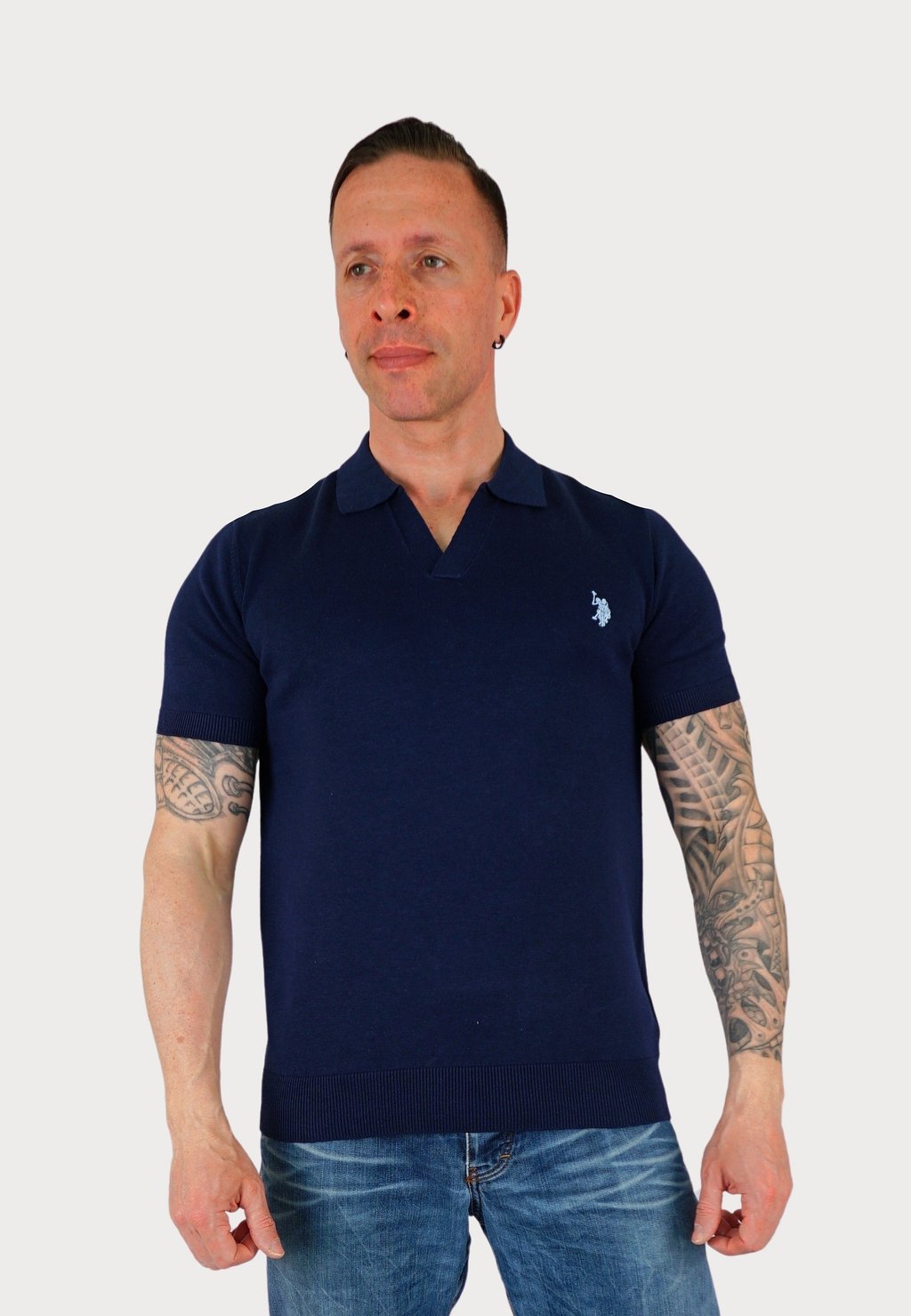 

Рубашка поло SHORTSLEEVE U.S. Polo Assn., темно-синий