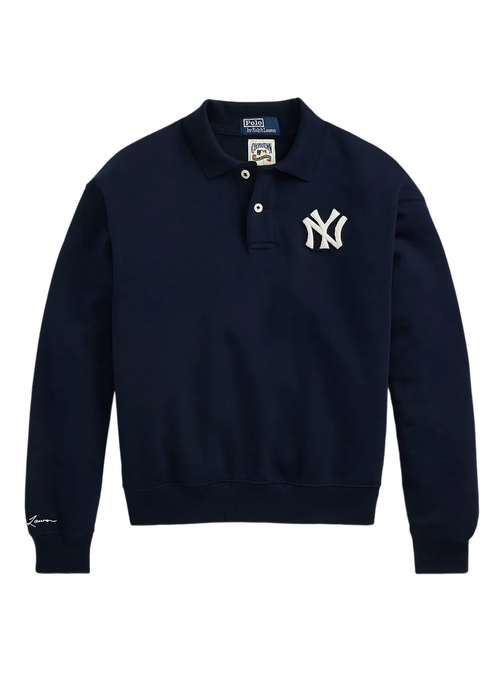 

Толстовка с логотипом из коллаборации с New York Yankees POLO RALPH LAUREN, синий