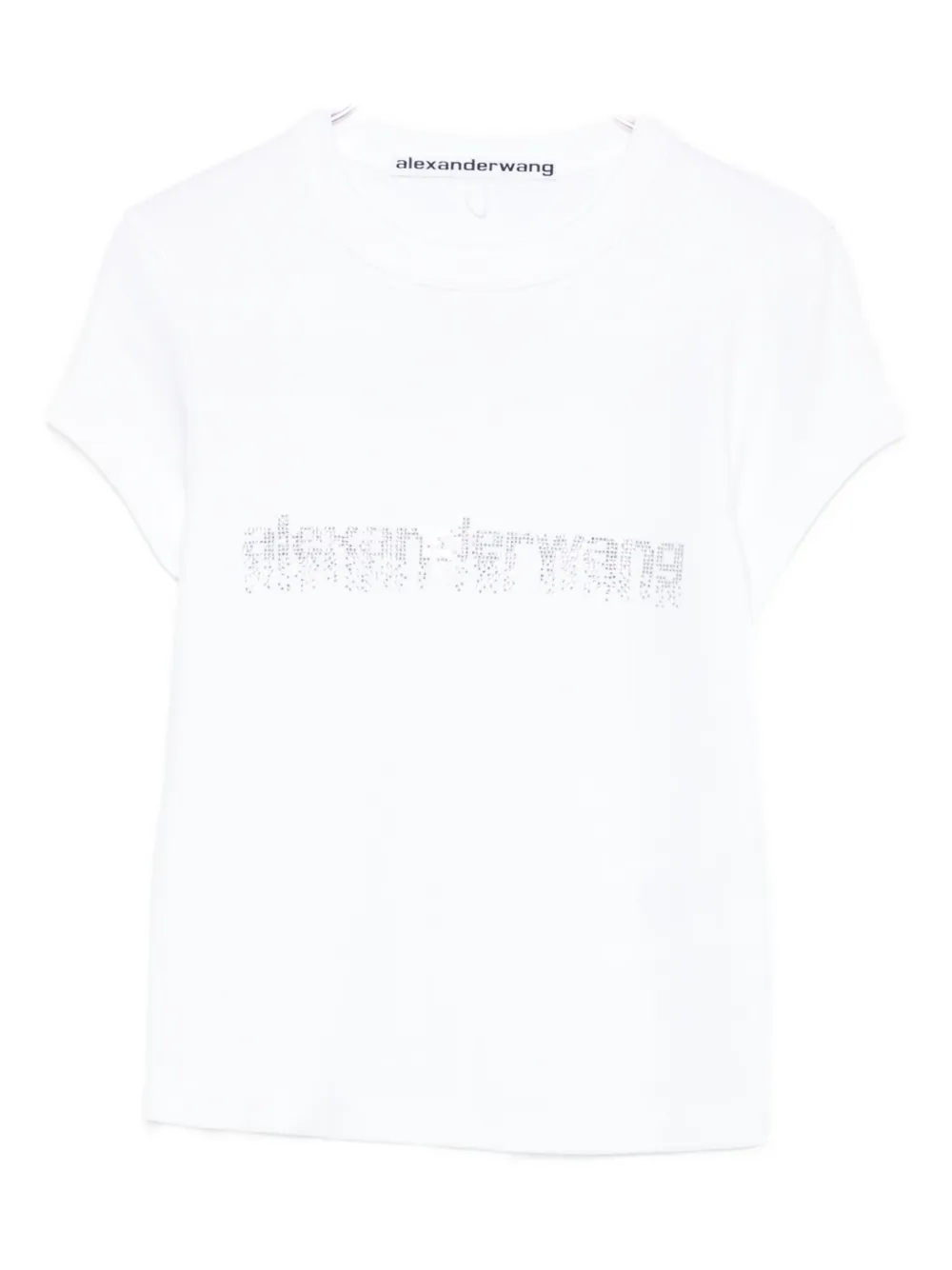 

Хлопковая футболка Alexander Wang, белый