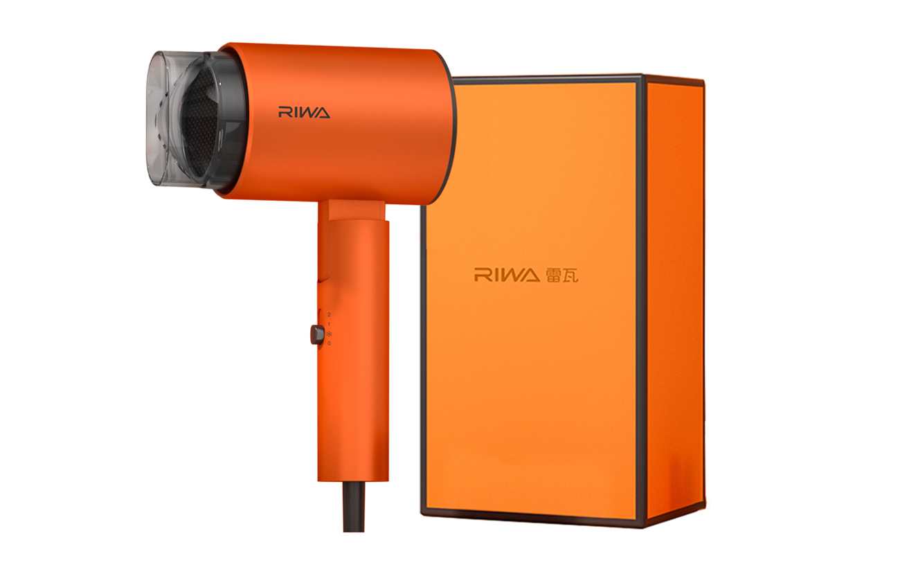 

Фен для волос 1800W с холодным и горячим воздухом Leiwa RC 7855 Riwa, Orange