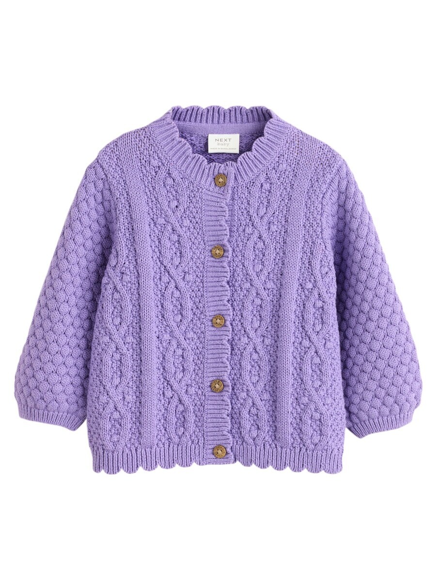 

Вязаный кардиган Next Knit Cardigan, фиолетовый