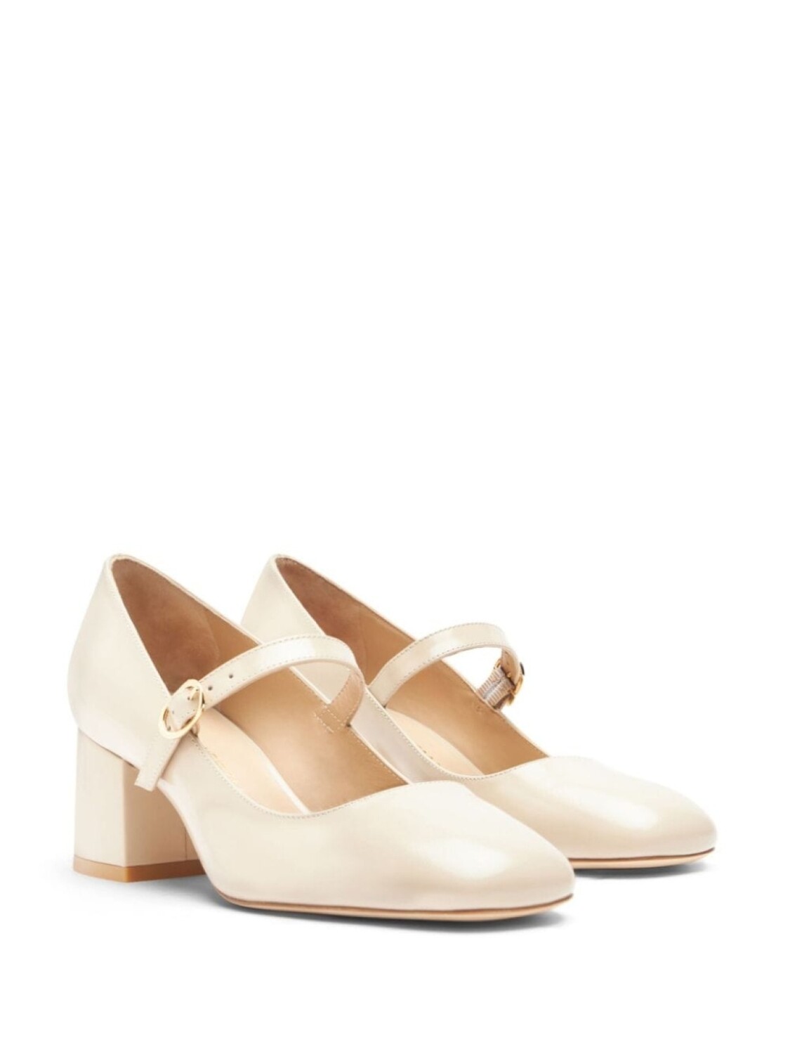 

Stuart Weitzman туфли-лодочки Skyhigh 65 мм из кожи, белый