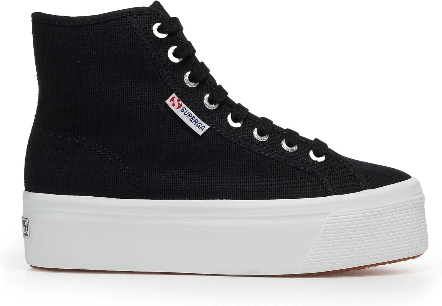 Женские высокие кроссовки Superga 2708, 2-Black
