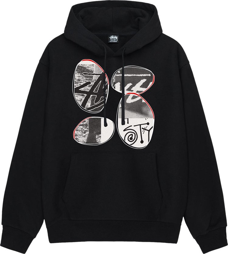 

Худи Stussy David Carson Vespa 'Black', черный