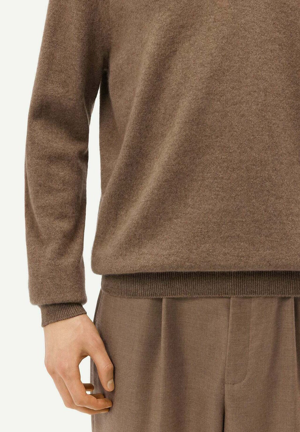 

Топ с длинными рукавами MIT KRAGEN GOBI Cashmere, коричневый