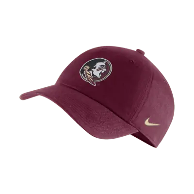 

Бейсболка Nike Florida State Heritage86 College Logo Cap, цвет Team Maroon