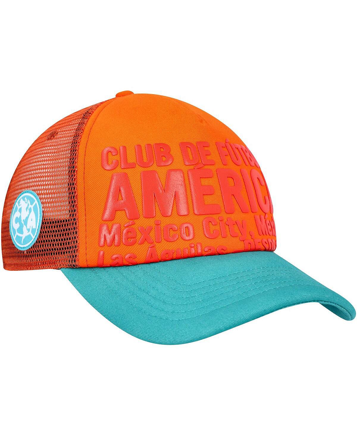 

Мужская регулируемая шляпа Orange Club America Club Gold Fan Ink