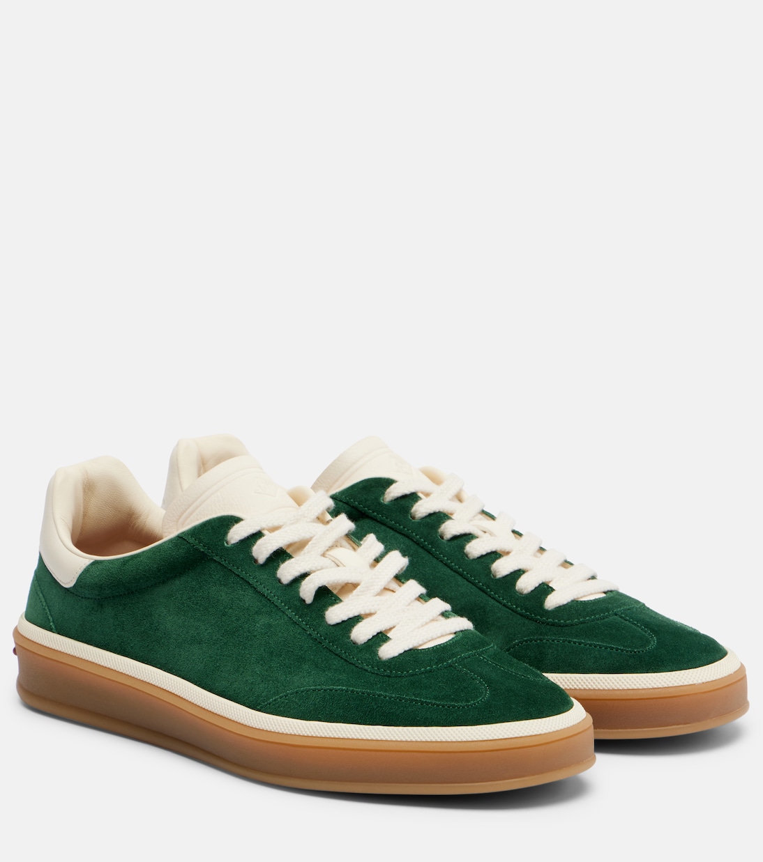 Теннисные замшевые кроссовки Walk Loro Piana, Mapo Green