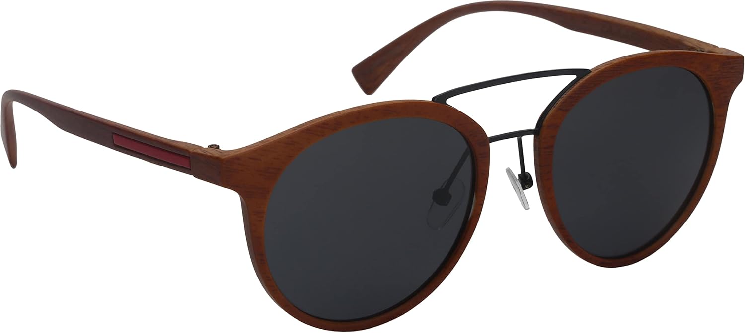 

Поляризованные солнцезащитные очки proSPORT «Авиатор» с металлическим креплением, для рыбалки, пляжа, лодки, с антибликовым покрытием, коричневые и серые, для мужчин и женщин, Mysto - Smoke With Cedar Frame