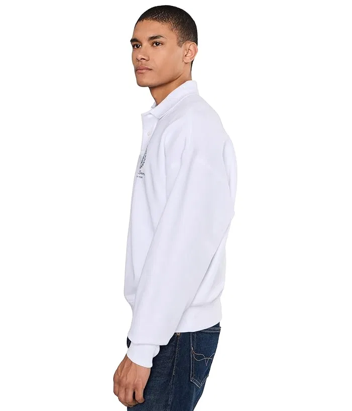 Толстовка флисовая Relaxed Fit Graphic Polo Ralph Lauren, White — фото 3