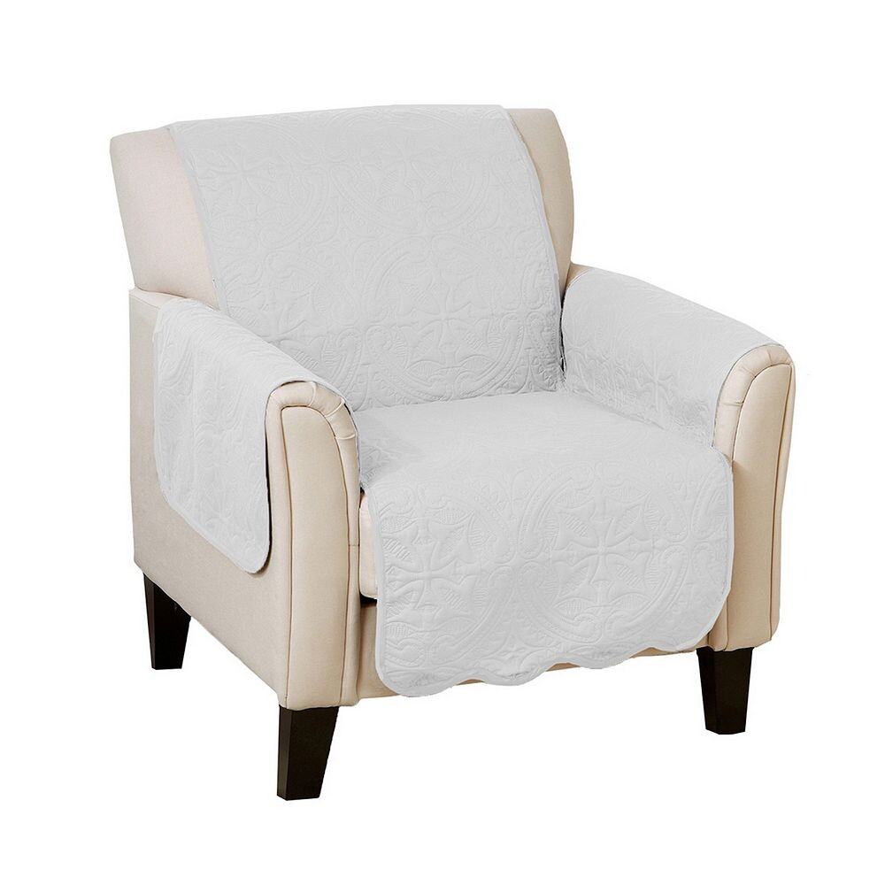 

Чехол на стул Great Bay Home Elenor Solid Medallion, белый