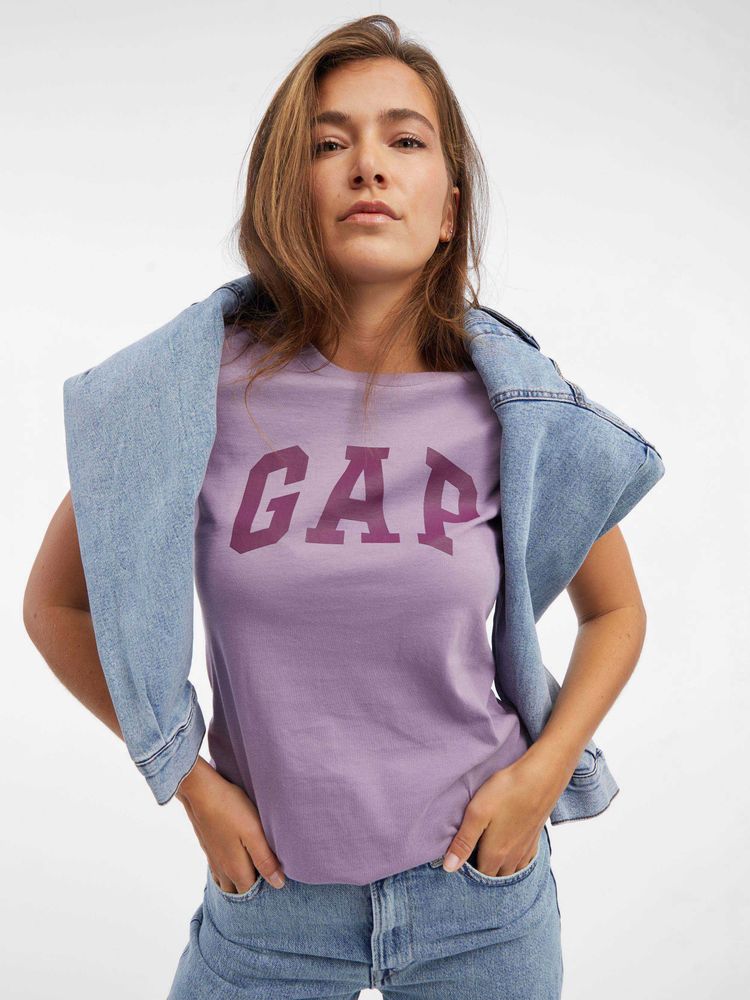 

Футболка с логотипом Gap, фиолетовый