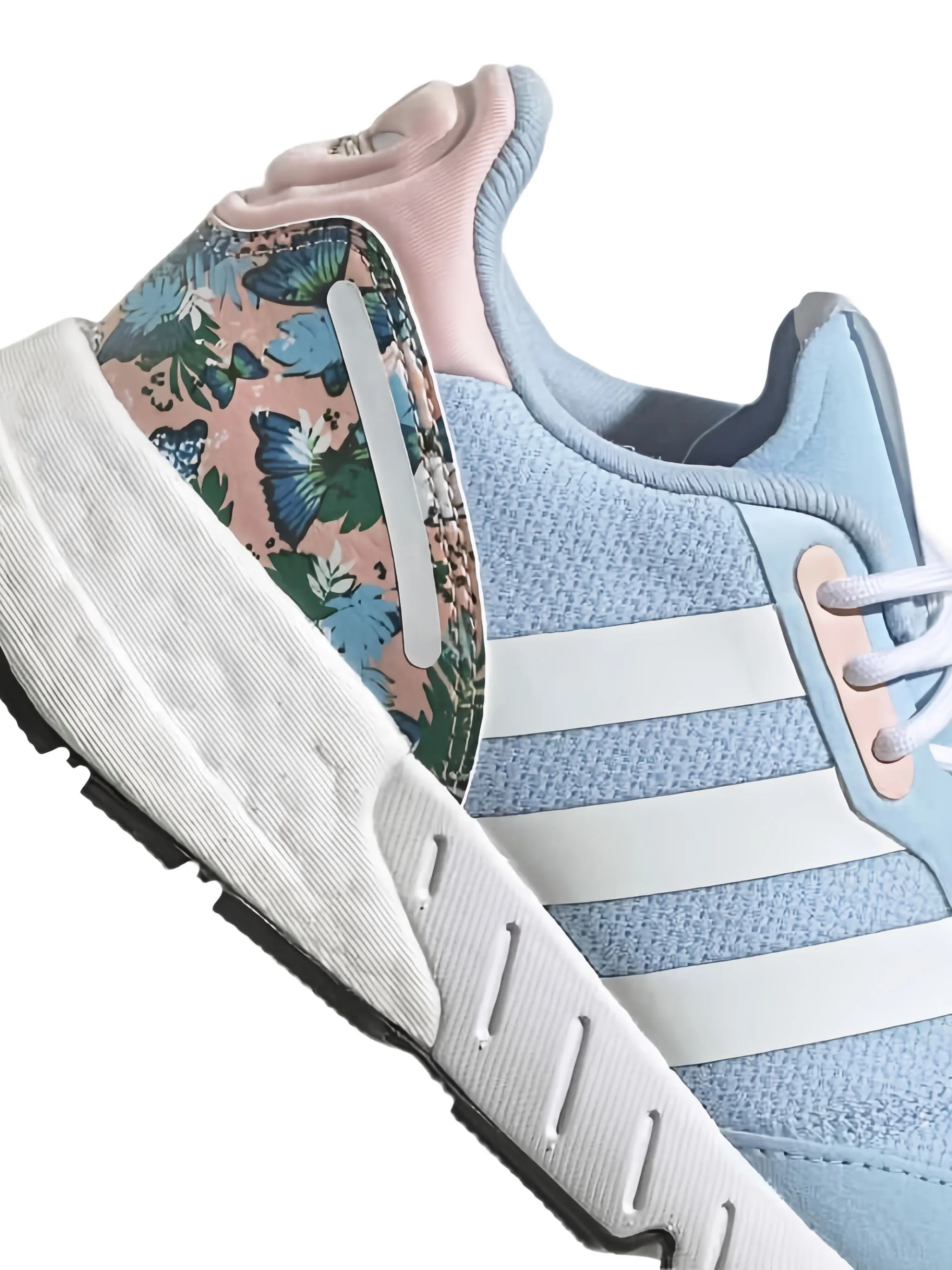 Кроссовки ZX 1K Her Studio London - Colorful Blossoms Adidas Kids, синий — фото 4