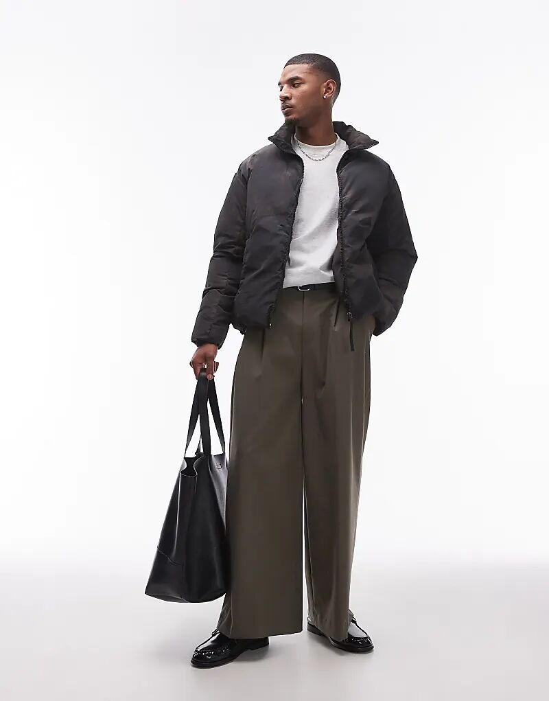 

Куртка-пуховик с напылением Topman