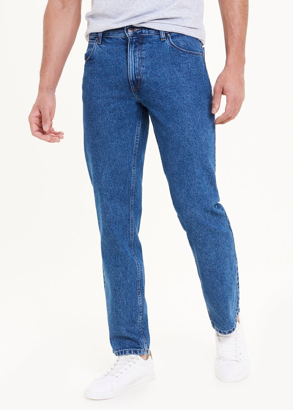 

Черные эластичные джинсы прямого кроя Wrangler