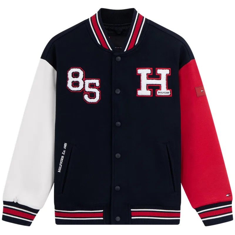 Детская бейсбольная куртка Tommy Hilfiger, Red, White, Black, Multicolor 654