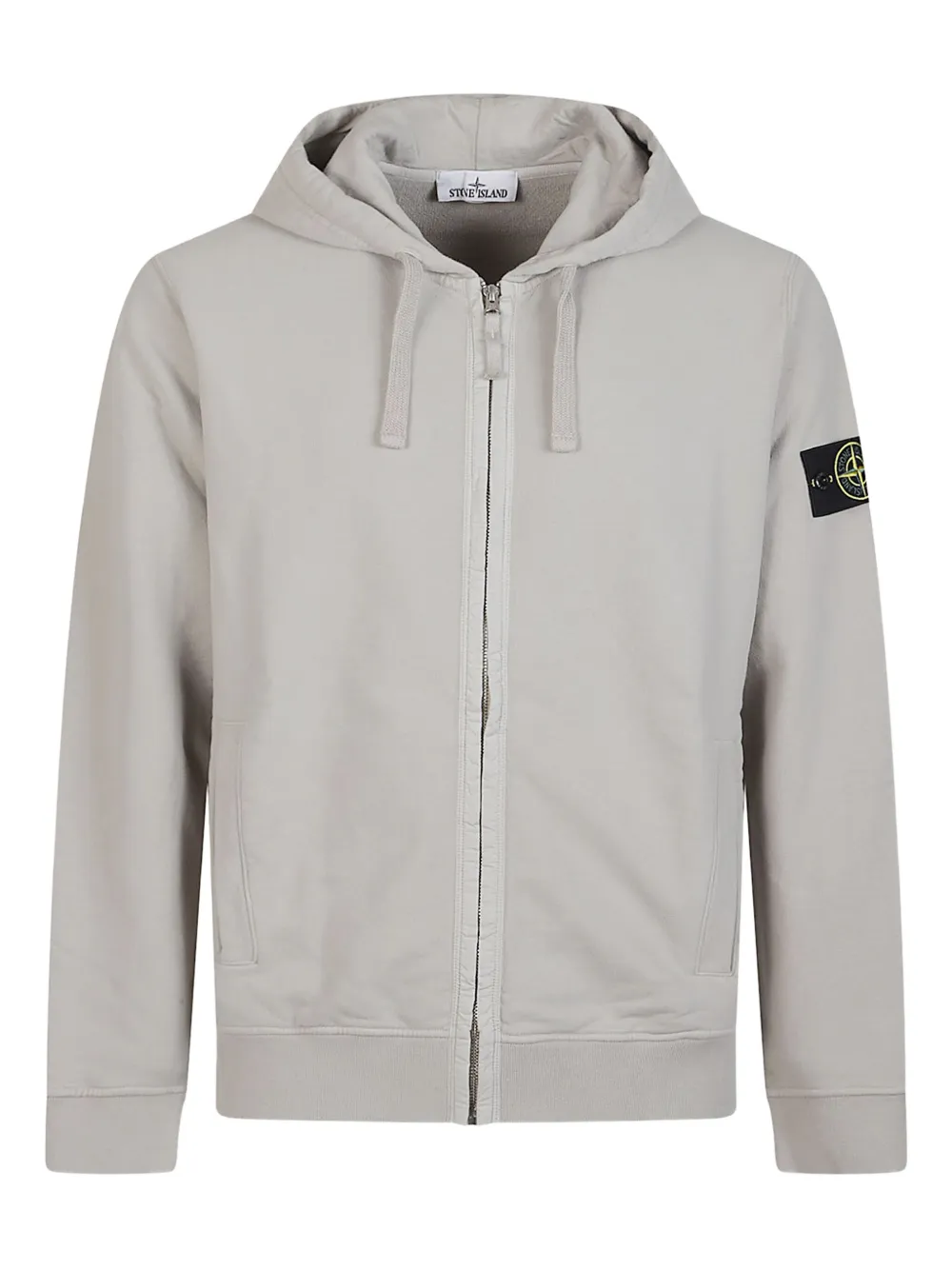 

Худи на молнии Stone Island, серый