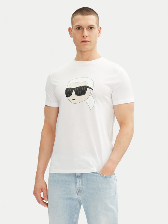

Футболка обычного кроя 755073 552251 Karl Lagerfeld, белый