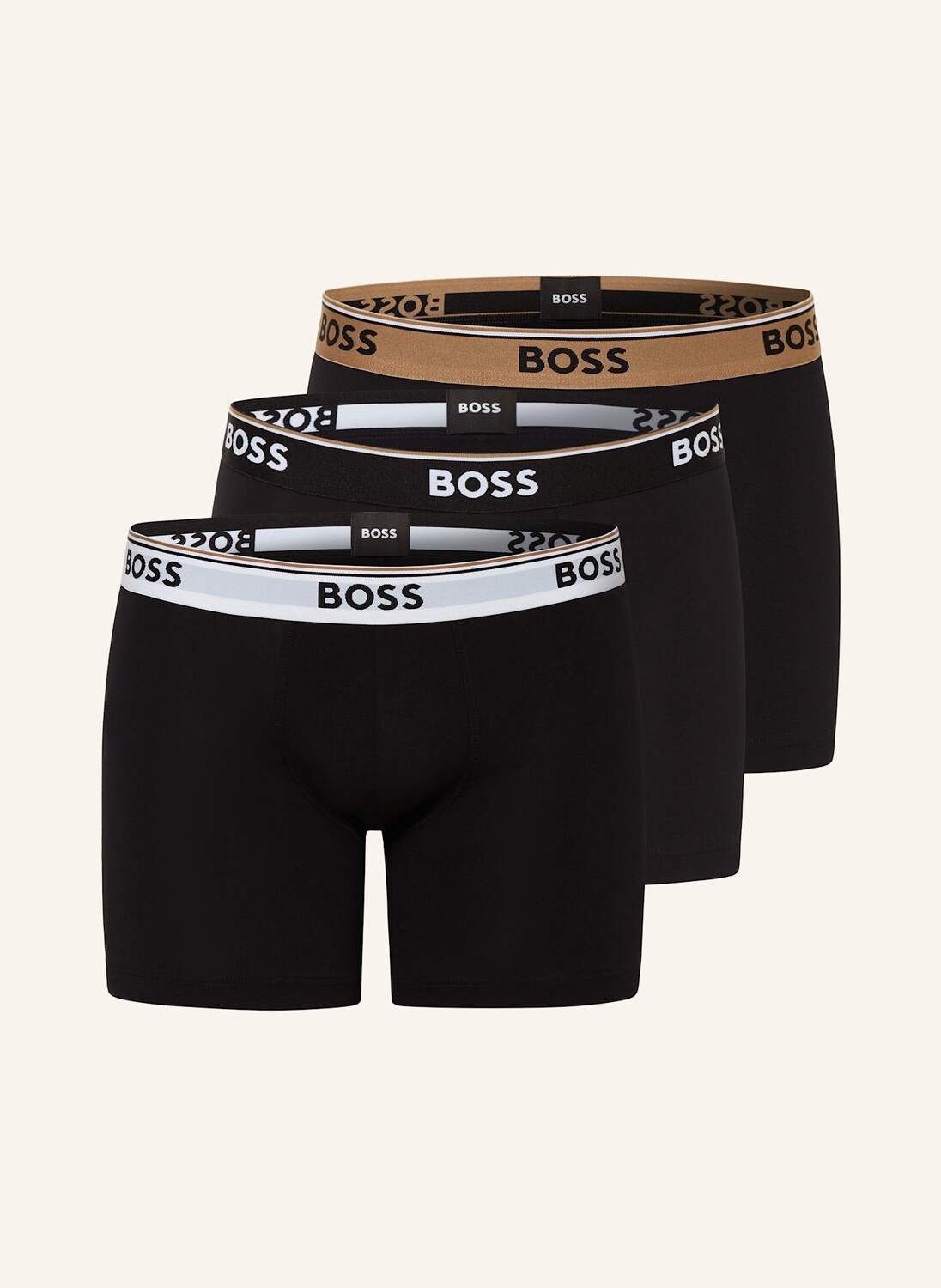 

Набор из 3 боксеров Power. Boss, черный