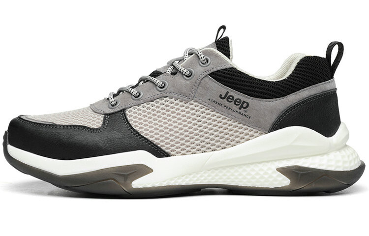 

Кроссовки Jeep Casual Shoes Men Low-Top Black/Gray White
