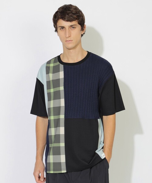 

Футболка из трикотажного полотна с блокирующим эффектом, бренд CB Crestbridge, черный